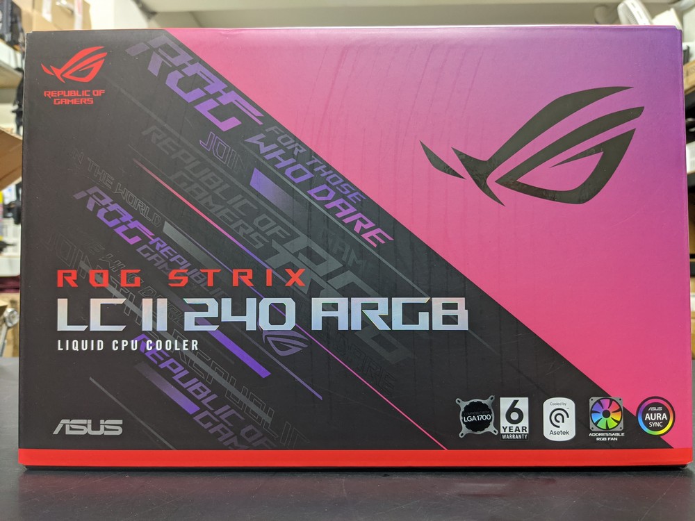 ASUS ROG STRIX II AIO Liquid Coolers sẵn sàng cho Intel Alder Lake LGA 1700 CPUs